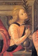 Madonna and Child Enthroned between Angels and Saints (detail) c. 1486 - Domenico Ghirlandaio