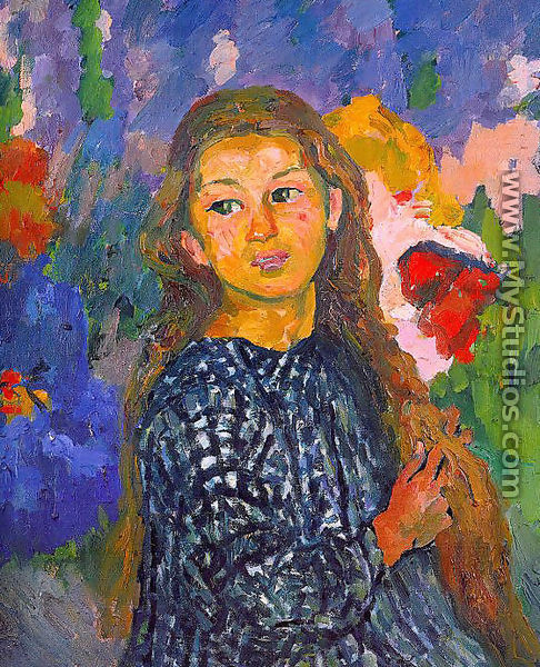 Portrait of Ottilia Giacometti 1912 - Giovanni Giacometti
