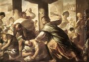 Christ Cleansing the Temple - Luca Giordano