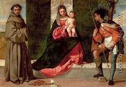 Madonna with the Child, St Anthony of Padua and St Roch - Giorgio da Castelfranco Veneto (See: Giorgione)