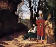 The Three Philosophers 1508-09 - Giorgio da Castelfranco Veneto (See: Giorgione)
