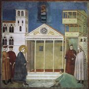 Legend of St Francis- 1. Homage of a Simple Man 1300 - Giotto Di Bondone