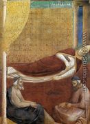 Legend of St Francis- 6. Dream of Innocent III (detail 2)  1297-99 - Giotto Di Bondone