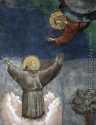 Legend of St Francis- 12. Ecstasy of St Francis (detail) 1297-1300 - Giotto Di Bondone