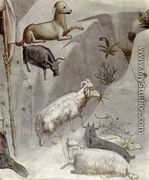 No. 5 Scenes from the Life of Joachim- 5. Joachim's Dream (detail) 1304-06 - Giotto Di Bondone