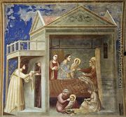 No. 7 Scenes from the Life of the Virgin- 1. The Birth of the Virgin 1304-06 - Giotto Di Bondone