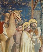 No. 18 Scenes from the Life of Christ- 2. Adoration of the Magi (detail) 1304-06 - Giotto Di Bondone