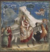 No. 20 Scenes from the Life of Christ- 4. Flight into Egypt 1304-06 - Giotto Di Bondone