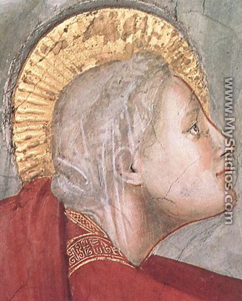 Scenes from the Life of Mary Magdalene- Noli me tangere (detail) 1320s - Giotto Di Bondone