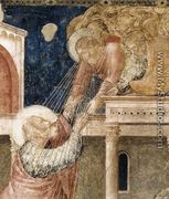 Scenes from the Life of St John the Evangelist- 3. Ascension of the Evangelist (detail) 1320 - Giotto Di Bondone