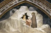 Scenes from the Life of Mary Magdalene- The Hermit Zosimus Giving a Cloak to Magdalene 1320 - Giotto Di Bondone