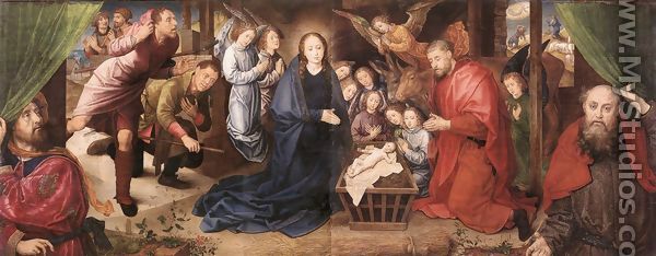 Adoration of the Shepherds c. 1480 - Hugo Van Der Goes
