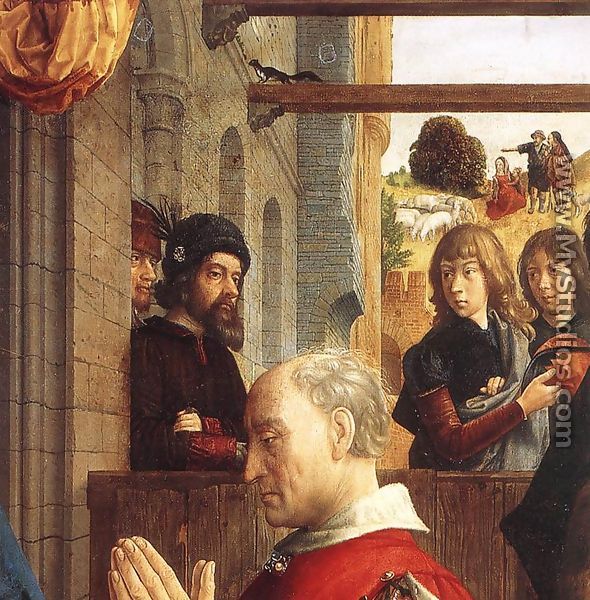 Monforte Altarpiece (detail 1) c. 1470 - Hugo Van Der Goes