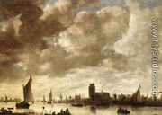 View of the Merwede before Dordrecht - Jan van Goyen