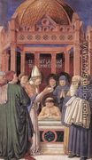 Baptism of St Augustine (scene 11, east wall) 1464-65 - Benozzo di Lese di Sandro Gozzoli
