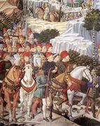 Procession of the Youngest King (detail 1) 1459-60 - Benozzo di Lese di Sandro Gozzoli