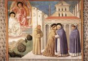 Scenes from the Life of St Francis (Scene 4, south wall) 1452 - Benozzo di Lese di Sandro Gozzoli