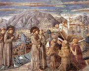 Scenes from the Life of St Francis (Scene 7, south wall) 1452 - Benozzo di Lese di Sandro Gozzoli