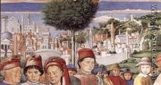 St Augustine Departing for Milan (detail 2) 1464-65 - Benozzo di Lese di Sandro Gozzoli