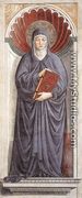 St Monica (on the pillar) 1464-65 - Benozzo di Lese di Sandro Gozzoli