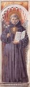 St Nicholas of Tolentino (on the pillar) 1464-65 - Benozzo di Lese di Sandro Gozzoli