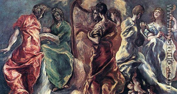 Angelic Concert c. 1610 - El Greco (Domenikos Theotokopoulos)