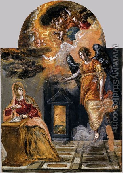 Annunciation 1568 - El Greco (Domenikos Theotokopoulos)