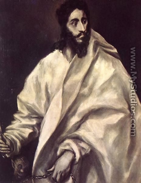 Apostle St Bartholomew 1610-14 - El Greco (Domenikos Theotokopoulos)