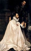 Julian Romero de las Azanas and his Patron Saint 1585-90 - El Greco (Domenikos Theotokopoulos)