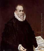 Portrait of Doctor Rodrigo de la Fuente (El Médico) 1588-89 - El Greco (Domenikos Theotokopoulos)