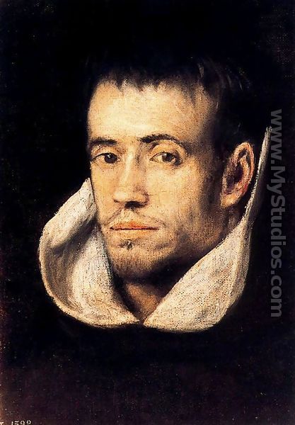 Portrait of Dominican (or Trinitarian) Friar 1600s - El Greco (Domenikos Theotokopoulos)