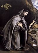 St Francis Meditating c. 1595 - El Greco (Domenikos Theotokopoulos)