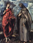 St John the Evangelist and St Francis c. 1608 - El Greco (Domenikos Theotokopoulos)