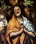 St Peter in Penitence c. 1605 - El Greco (Domenikos Theotokopoulos)