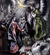 The Annunciation (detail 1) 1597-1600 - El Greco (Domenikos Theotokopoulos)