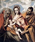 The Holy Family c. 1595 - El Greco (Domenikos Theotokopoulos)