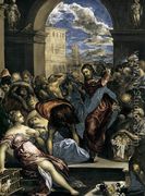 The Purification of the Temple (detail) c. 1570 - El Greco (Domenikos Theotokopoulos)