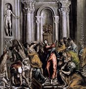 The Purification of the Temple after 1610 - El Greco (Domenikos Theotokopoulos)