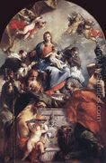 Madonna and Child with Saints 1746-48 - Giovanni Antonio Guardi