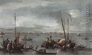 The Lagoon Looking toward Murano from the Fondamenta Nuove 1765-70 - Francesco Guardi