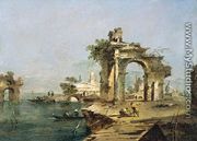 Venetian Capriccio 1775-80 - Francesco Guardi