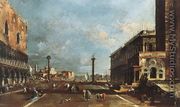 View of Piazzetta San Marco towards the San Giorgio Maggiore 1770s - Francesco Guardi