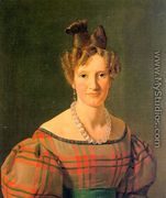 Portrait of Caroline Sophie Moller 1830 - Constantin Hansen
