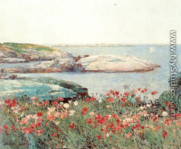 Poppies, Isles of Shoals 1891 - Childe Hassam
