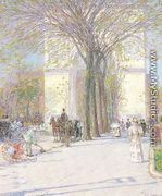 Washington Arch in Spring 1890 - Childe Hassam