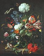 Vase of Flowers c. 1645 - Jan Davidsz. De Heem