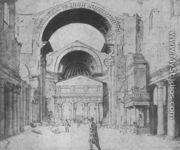St Peter's Basilica seen from east c. 1535 - Maerten van Heemskerck