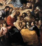 The Holy Family 1636-37 - Francisco De, The Elder Herrera