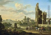 Rome- A View of the Forum Romanum 1694 - Jacob De Heusch