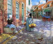 Dutch Flower Girls - George Hitchcock